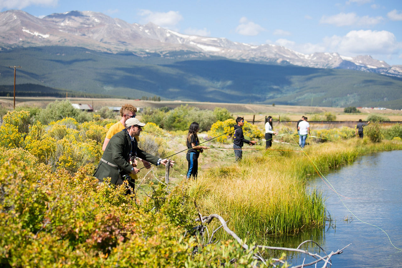 Lake County High School students take a semester long fly fishing class at Crystal Lake outside of Leadville, Colorado through a partnership between Lake County High School and Get Outdoors Leadville! Three days a week the students are in class learning about fly rod construction and two days a week they go out and fish at various local places with instructor Colin McFee.