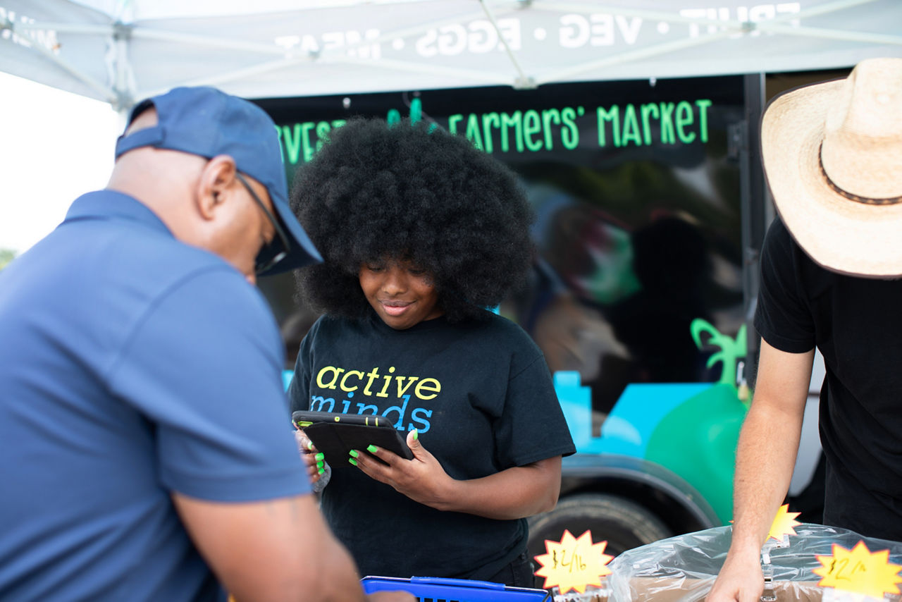 Northeast Farmers Market, Keshmere and Trinity Gardens, TX.  This market is hosted by LBJ Hospital, which also runs the LBJ Hospital farm adjacent to the farmer's market.