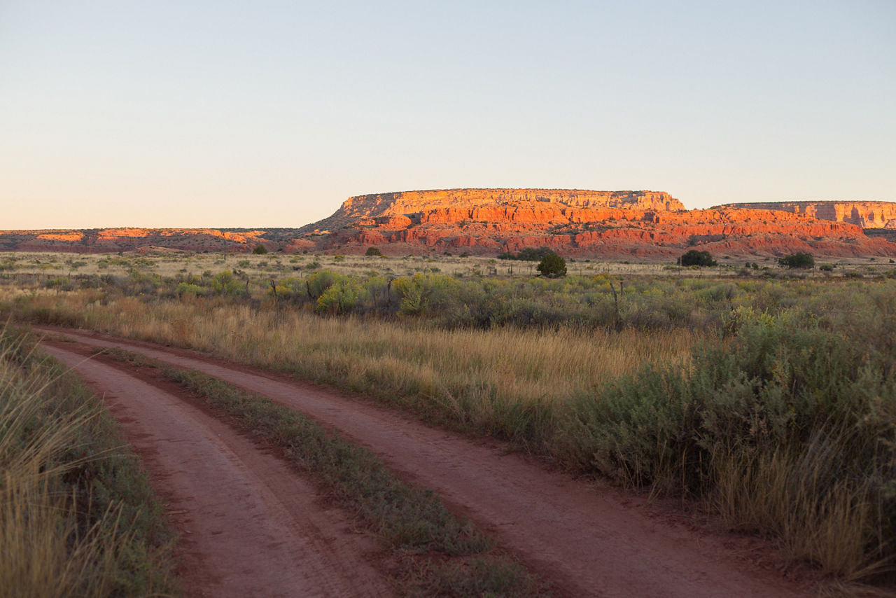 Zuni Pueblo Landscape.