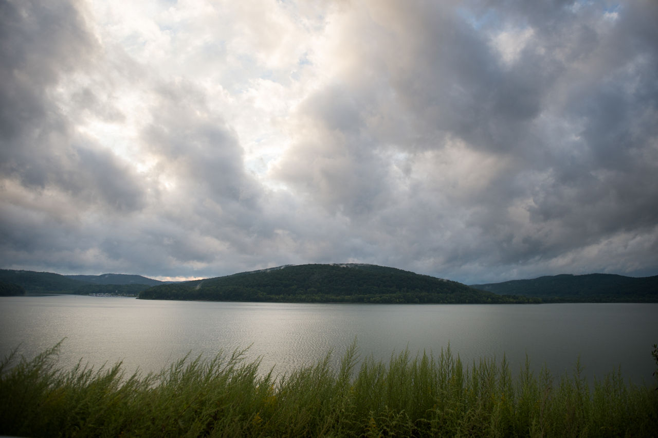 A view of the Allegany Reservoir.