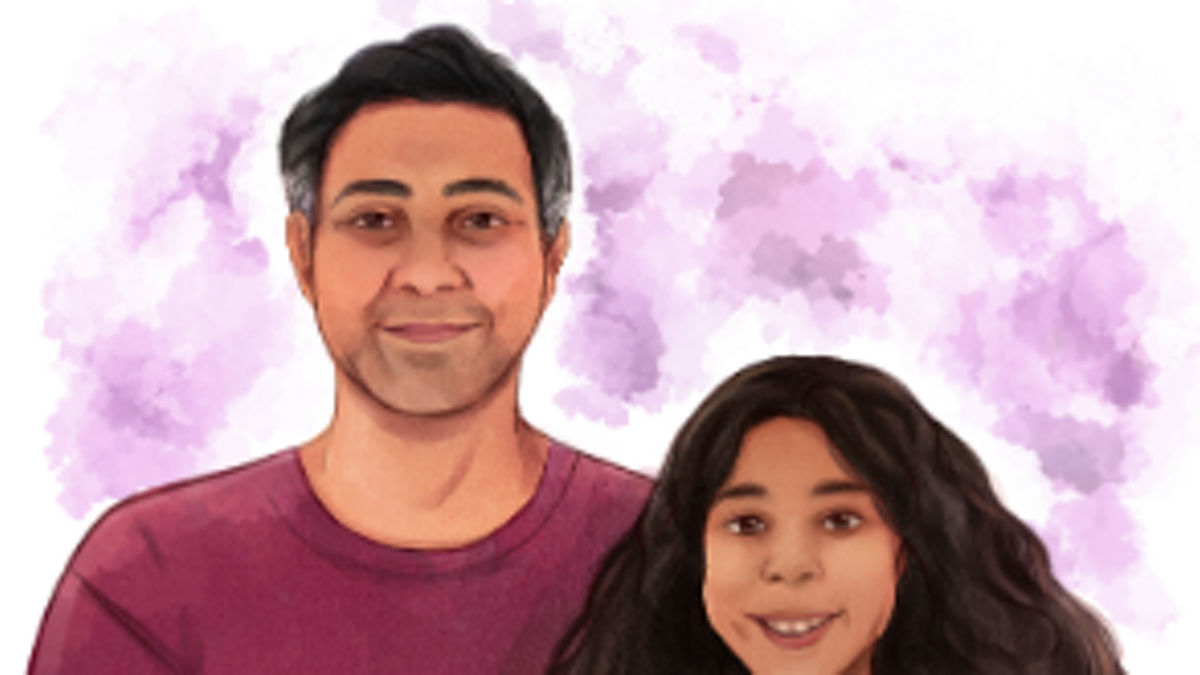 Vivek Shandas and his son Suhail 