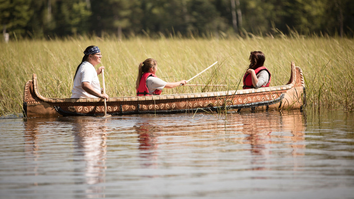 Lac du Flambeau. September 2015. Wild Rice harvesting. Culture of Health Prize 2015.