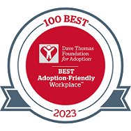 For the second consecutive year, the Dave Thomas Foundation for Adoption recognized Sallie Mae as one of the top 100 organizations in the U.S. who strive to make adoption and foster care supported options for every working parent. 