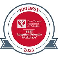For the second consecutive year, the Dave Thomas Foundation for Adoption recognized Sallie Mae as one of the top 100 organizations in the U.S. who strive to make adoption and foster care supported options for every working parent. 
