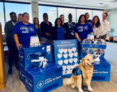 Subaru of Kennesaw Delivers Comfort to Cancer Patients!