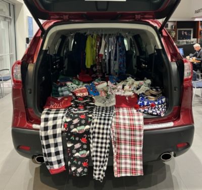 Larry H Miller Subaru Boise Donates Pajamas to Local Shelters