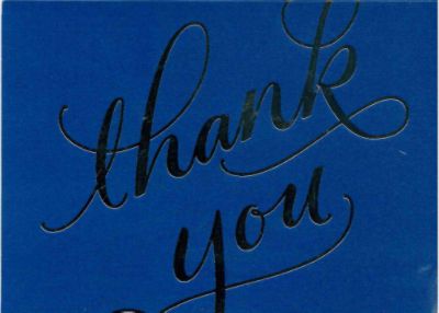 Thank you letters from Bench Elementary