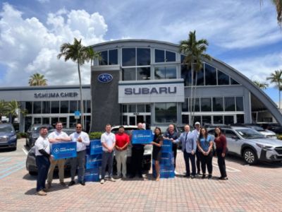 Schumacher Subaru Donates Cozy Blankets to Patients Facing Cancer Treatment