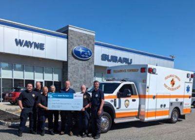 Wayne Subaru supports Pequannock EMS