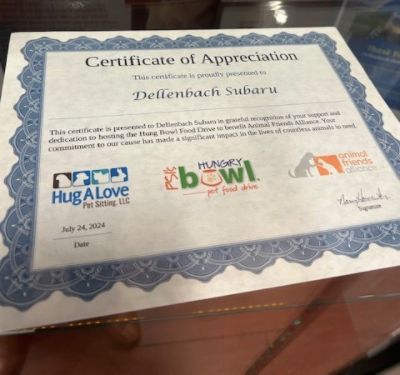 Dellenbach Subaru Pet Food and Toy Drive