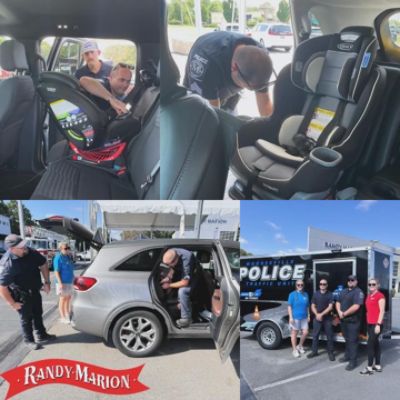 Child seat safety day at Randy Marion Subaru