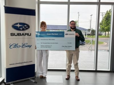 Media Cleo Bay Subaru Shares the Love with the Armed Services YMCA