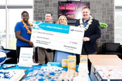 Mitchell Subaru Celebrates Wishes from the Rooftop