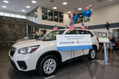 Premier Subaru in Middlebury Donates Car To Local U.S. Military Veteran
