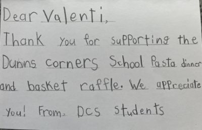 Bruce and Valenti Support Schools 