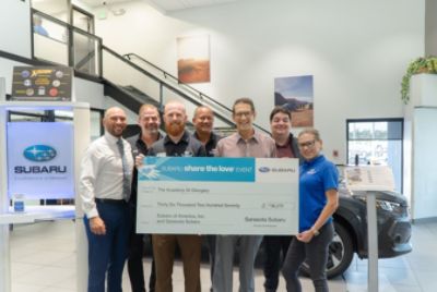 Sarasota Subaru "Shares the Love" with Academy at Glengary!