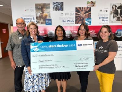 Humble Design and Dalton Subaru - a Partnership to End Homelessness