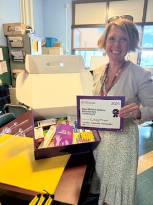 New Motors Subaru Donates School Supplies & $3,000 to Grover Cleveland Elementary for Loves Learning