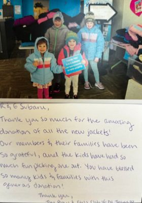 Jacket Donation