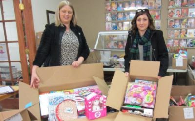 Toys Arrive at Project Angel Hugs!!!