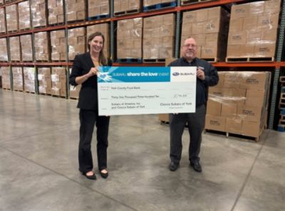 Subaru Shares the Love with York County Food Bank!
