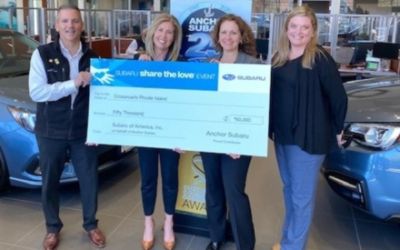 Anchor Subaru Donates $50,000 to CrossroadsRI