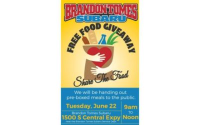 Free Food Giveaway: Share The food