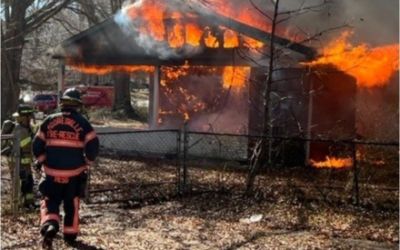 Practice Burn - Mooresville Fire Department