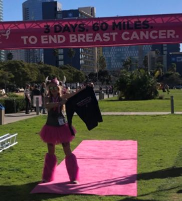 Thank you Mastria Subaru for helping me with the fight to end breast cancer