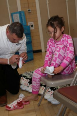 Jensen Subaru Provides Shoes/Socks to Kids in Need!