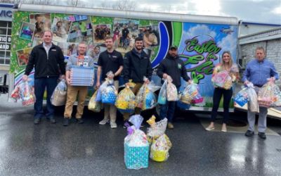 Thomas Subaru Bedford Collects Easter Baskets