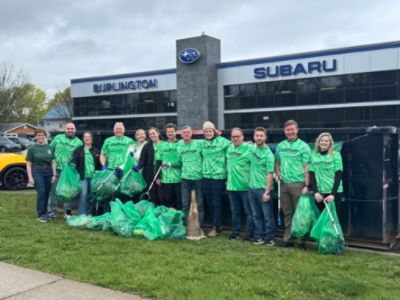Green Up Day the Burlington Subaru Way