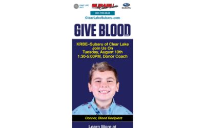 Subaru of Clear Lake Gives Blood