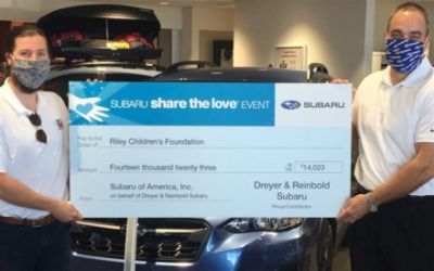 Subaru D&R Greenwood Gives Hope to Kids at Riley 