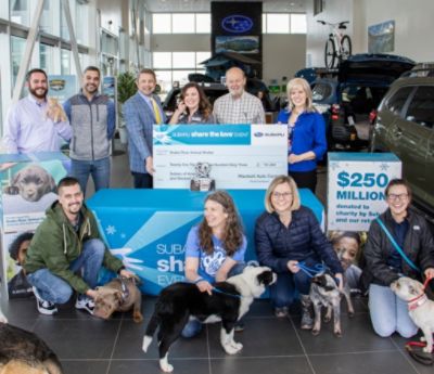 Wackerli Subaru shows unwavering support to Snake River Animal Shelter!