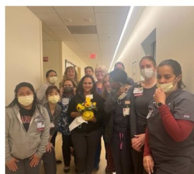 Cancer Infusion Treatment Nurses Share the Love