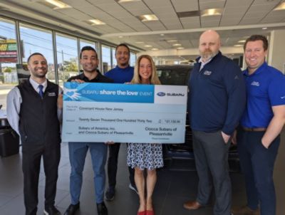 Ciocca Subaru of Pleasantville partners with Covenant House in the annual Share the Love event