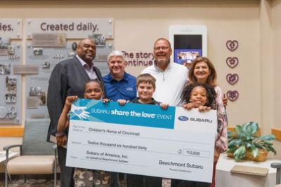 $12,630 to The Children's Home of Cincinnati 