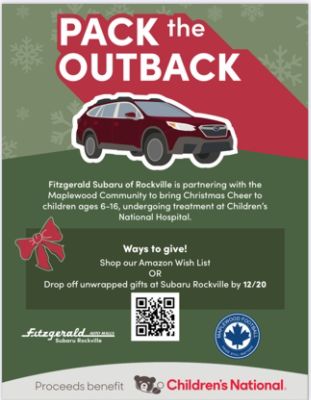 Pack the Outback for Children's Hospital 
