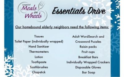 Meals on Wheels Essentials Drive