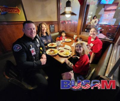 Sharonville Police Department Celebrates Shop with a Cop, Presented by Busam Subaru 