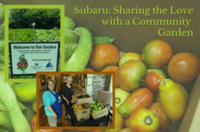Subaru: Sharing the Love with a Community Garden