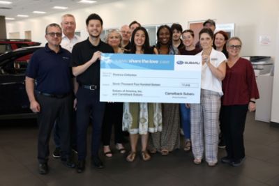 Driving Hope and Healing: Thank You, Camelback Subaru! 