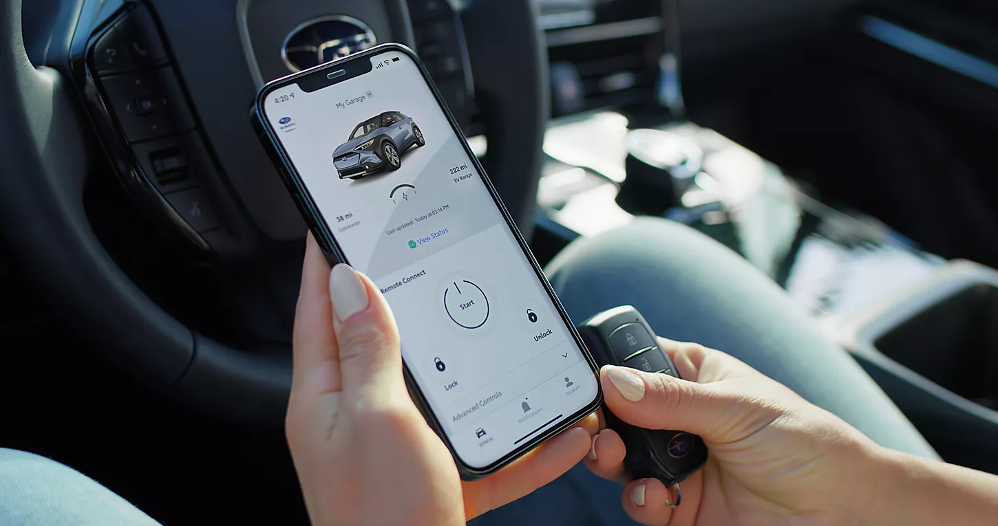 2023 Subaru Soltera Digital Key Through Subaru Solterra Connect App