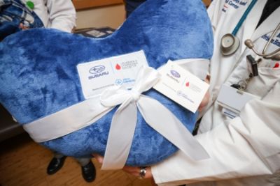 Open Road Subaru Deliveries Warmth to Cancer Patients in Community