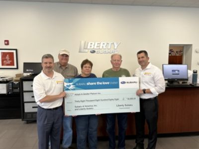Liberty Subaru Shares The Love