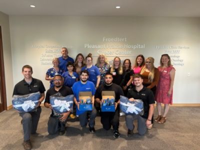 Zeigler Subaru Delivers Generous Gift to Froedtert Pleasant Prairie Hospital Infusion Center