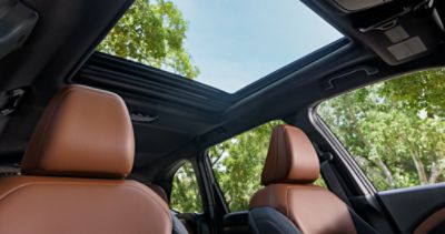 Available panoramic moonroof