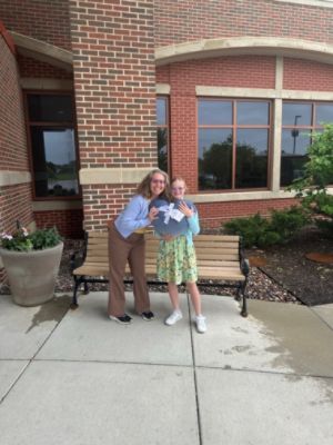 Zeigler Subaru and Honored Hero Katherine deliver blankets and smiles to cancer patients