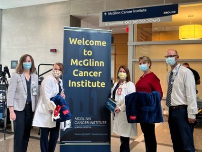 Moyer Subaru Delivers Warmth to Patients at McGlinn Cancer Institute
